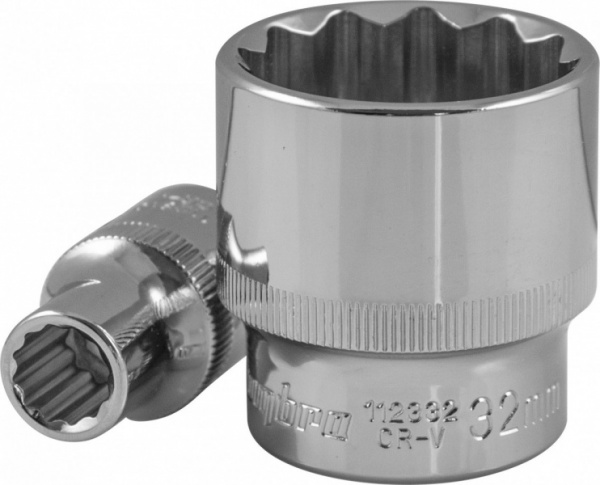 Головка торцевая 12-гранная 1/2"DR 11 мм 112311 OMBRA