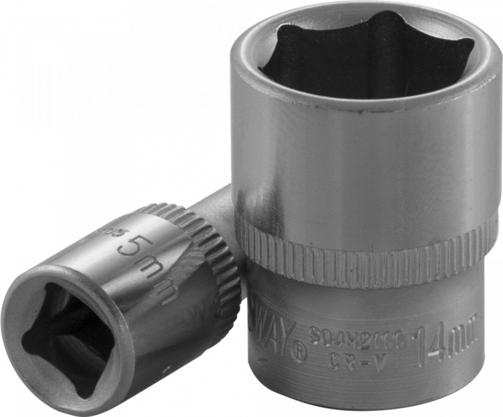 Головка торцевая 1/4"DR 6 мм S04H2106 Jonnesway