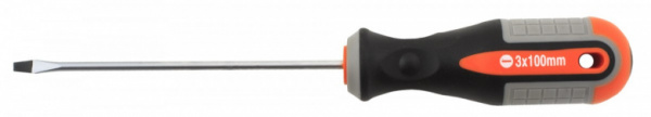 Отвертка стержневая шлицевая ROUND GRIP SL6x150 мм 752615 OMBRA